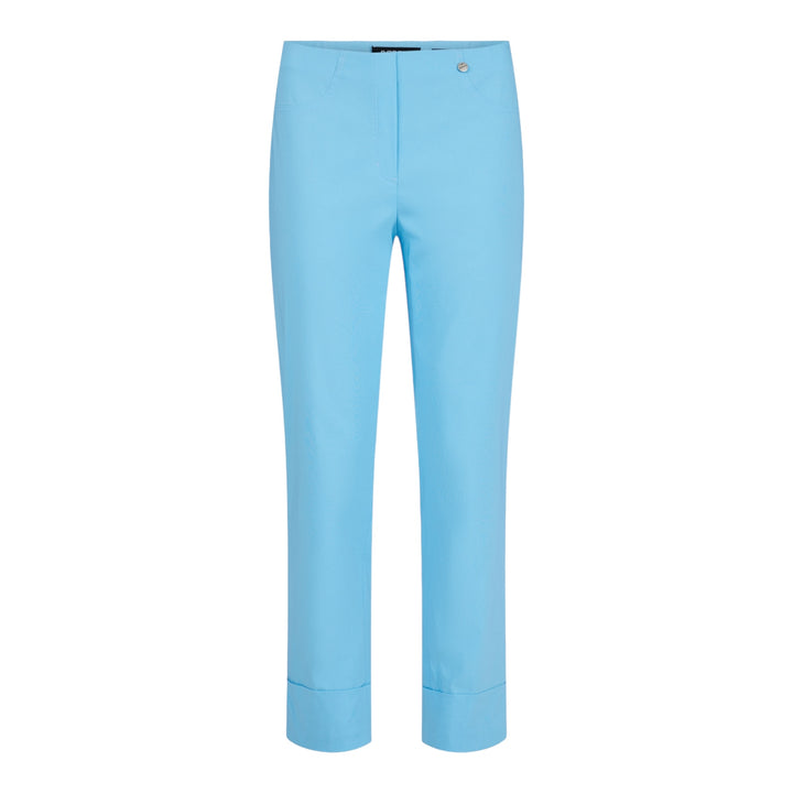Robell Bella 09 Trousers with Cuff Pale Blue