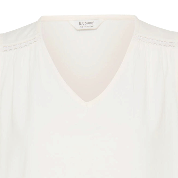 B.Young Pandinna Lace Top Marshmallow