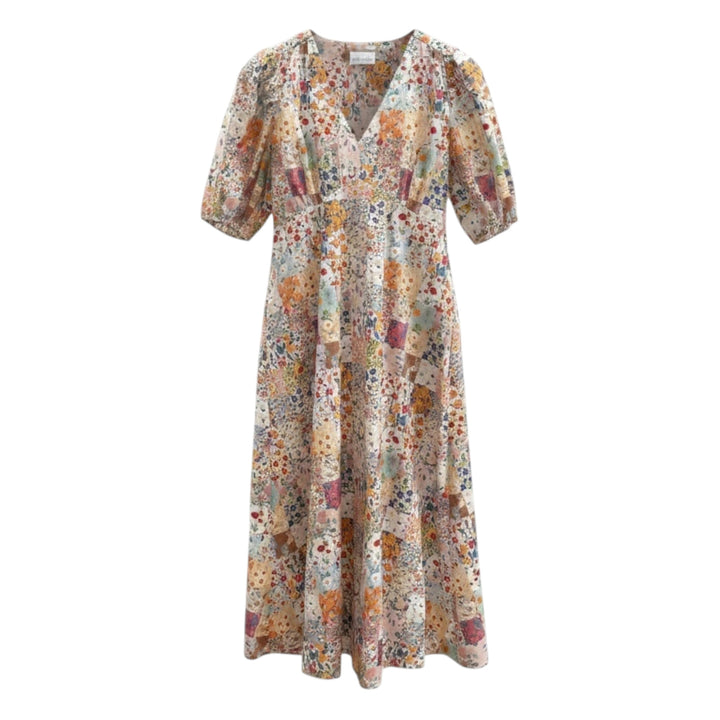 Foil Em-Press You Dress Summer Patchwork