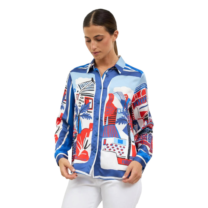 Bariloche Tagete Blouse Royal Blue