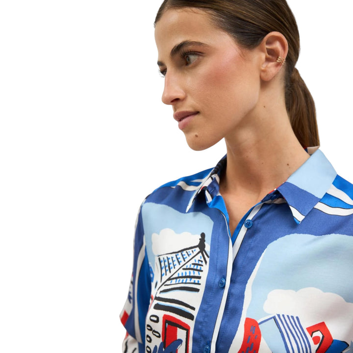 Bariloche Tagete Blouse Royal Blue