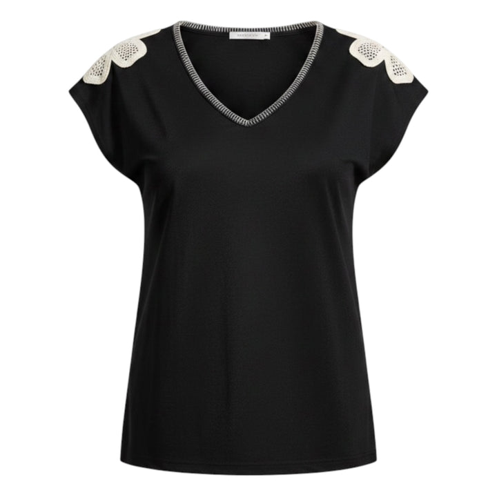 Bariloche Borox Short Sleeve Top Black