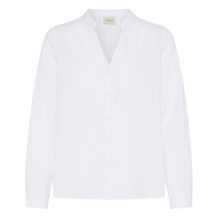 Fransa Riveria Shirt Blanc de Blanc