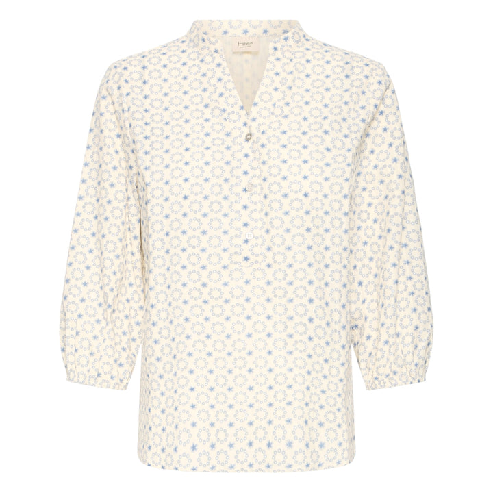 Fransa Anel Blouse Whisper White & Cashmere