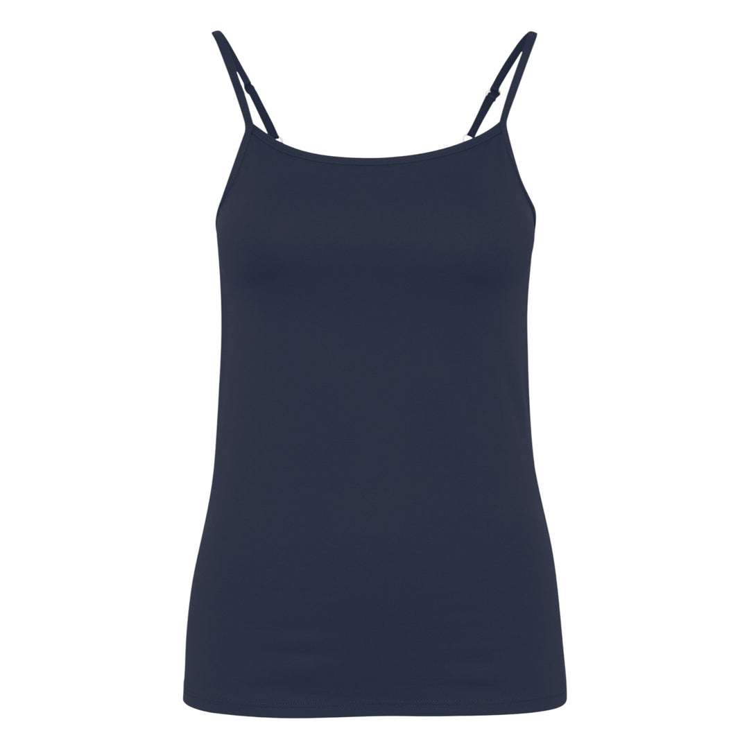 Fransa Krask Vest Top Navy