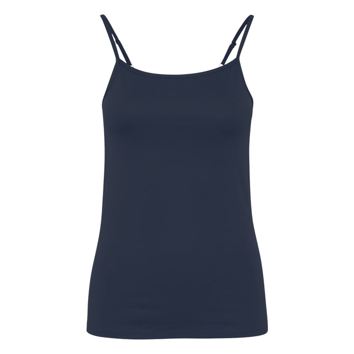 Fransa Krask Vest Top Navy