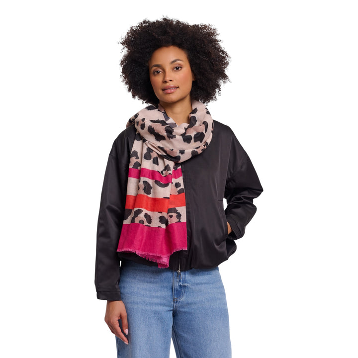 Rino & Pelle Sigrid Leopard Scarf