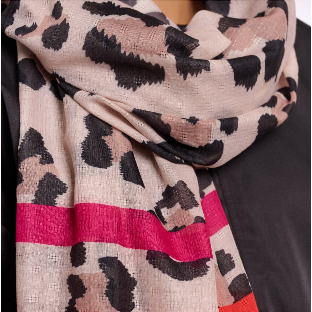 Rino & Pelle Sigrid Leopard Scarf