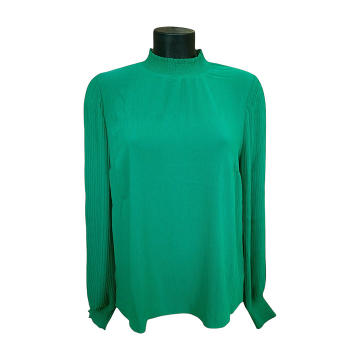 Foil Clothing Influential Top Shamrock Green