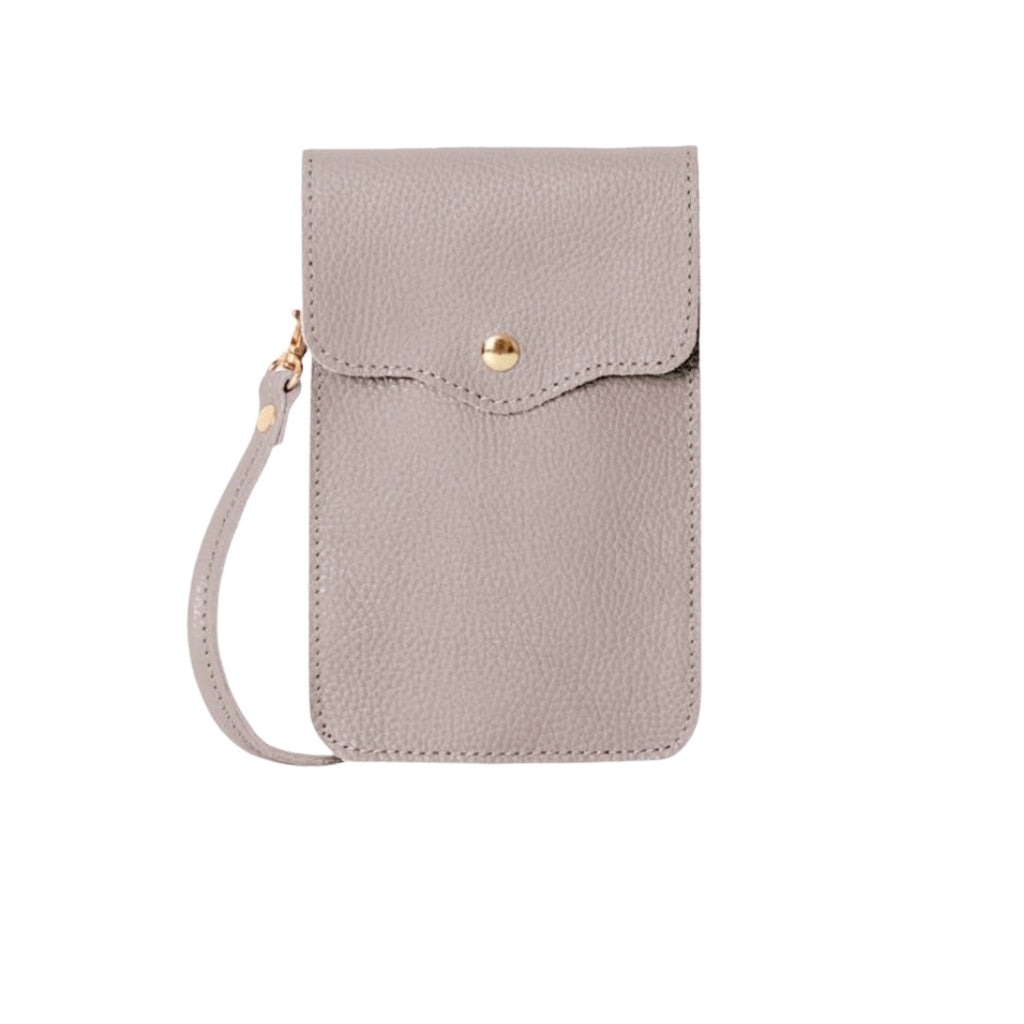 Italian-Leather-Cross-Body-Phone-Pouch-Taupe
