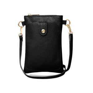 Italian-Leather-Crossbody-Phone-Pouch-Black-Product-Image