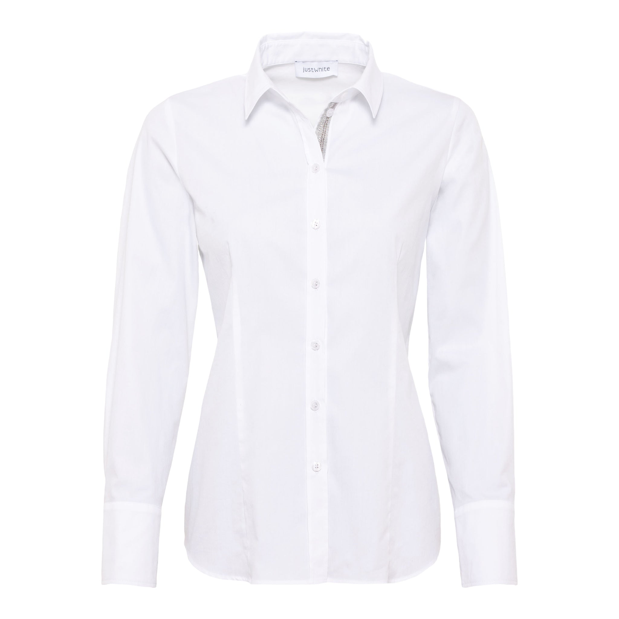 Just White Long Sleeve Shirt White
