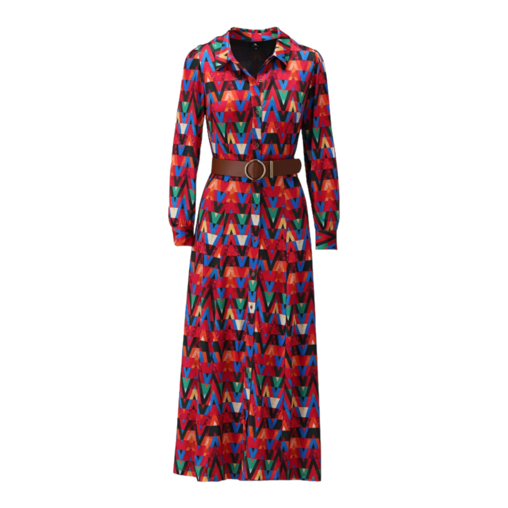 K-Design-Geometric-Print-Dress-with-Belt-x225-639-Product-Image-Front-View