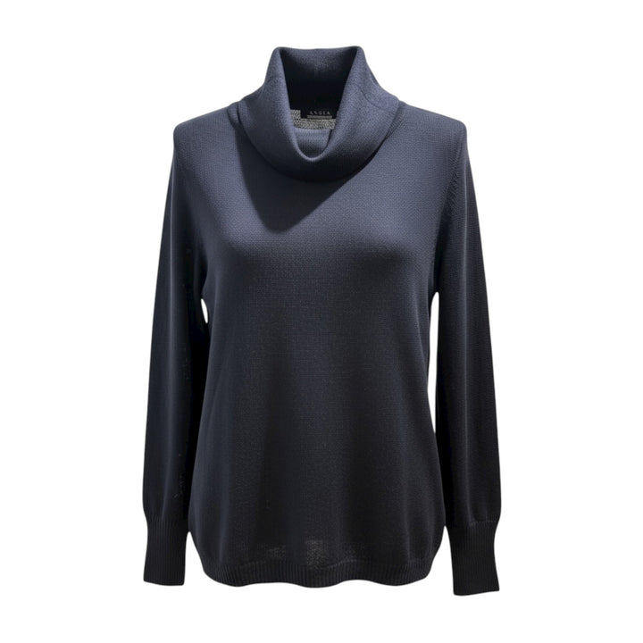 Kris Fashion High Neck Sweater Marine