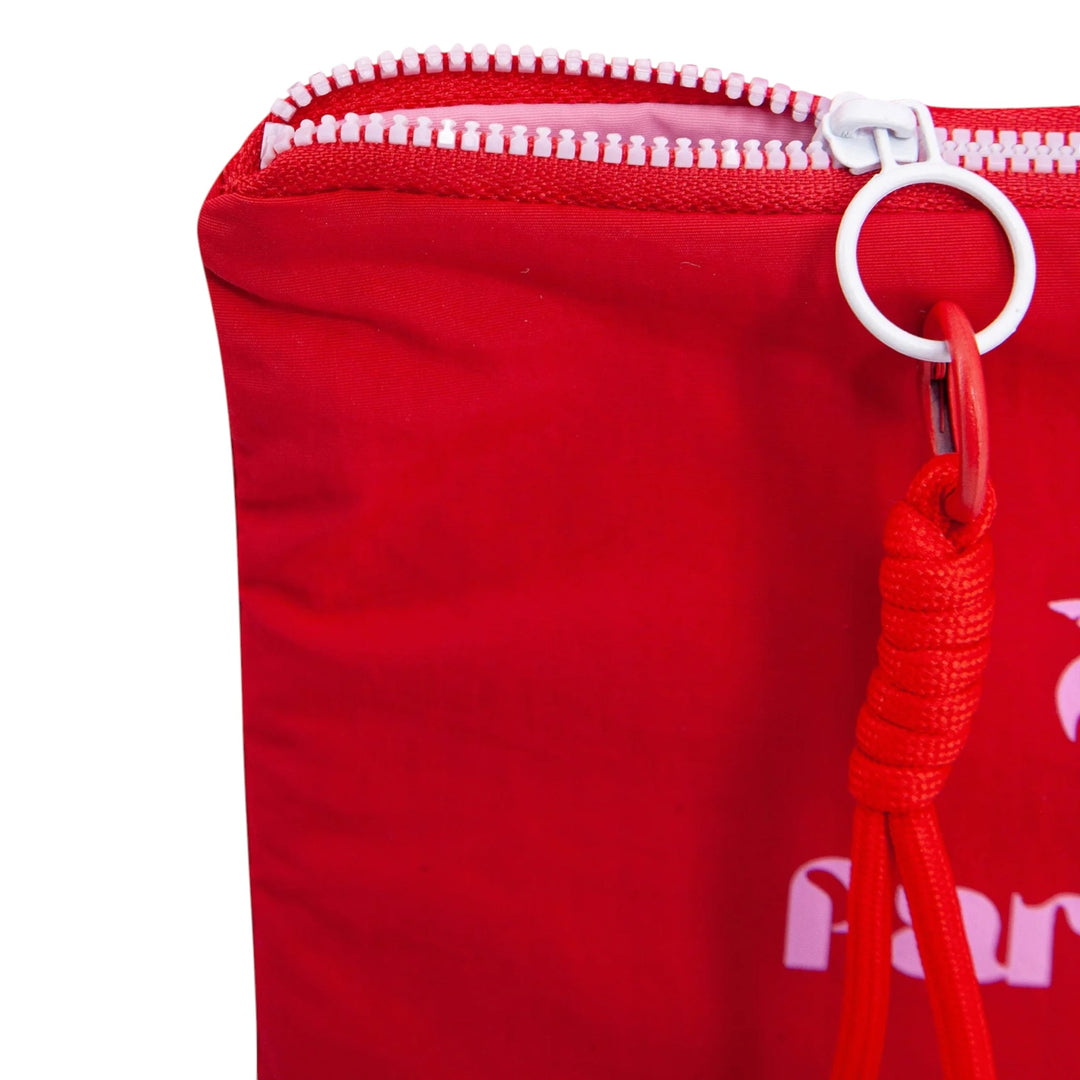 MSH Palm Tree Paraiso Makeup Bag Red
