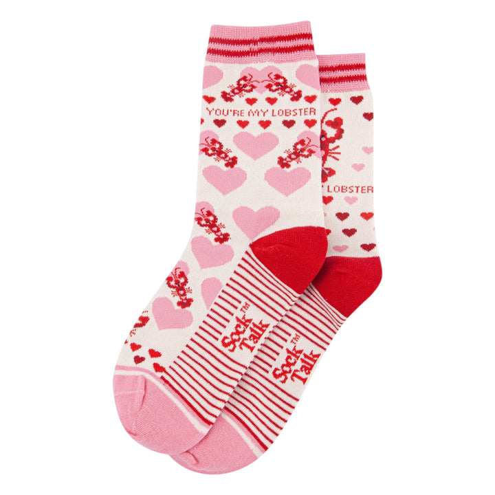MSH Cotton You're My Lobster Odd Socks Pink
