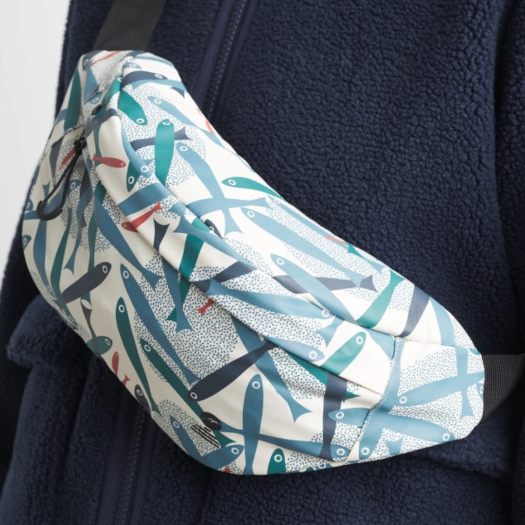 Mousqueton Balann Bag FIsh Print