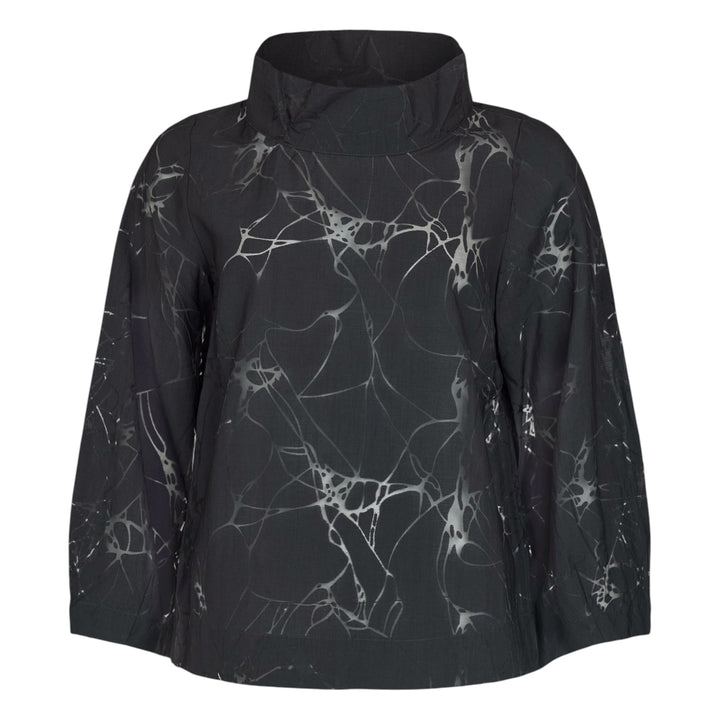 Noen Cowl Neck Top Black