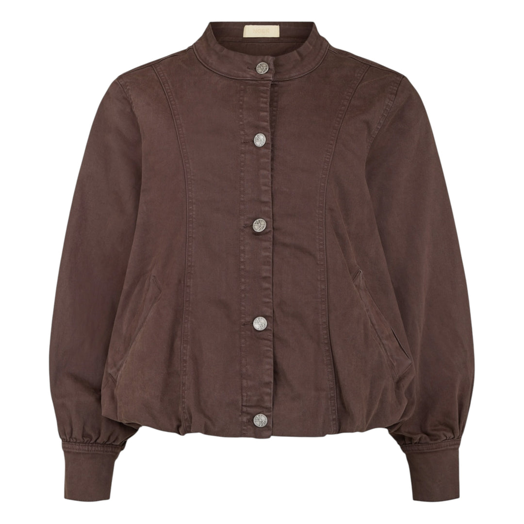 Noen Denim Jacket Dark Brown