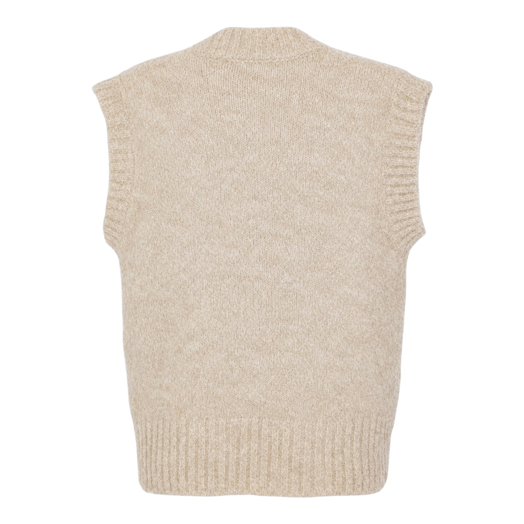 Noen Slipover with Bees Light Taupe