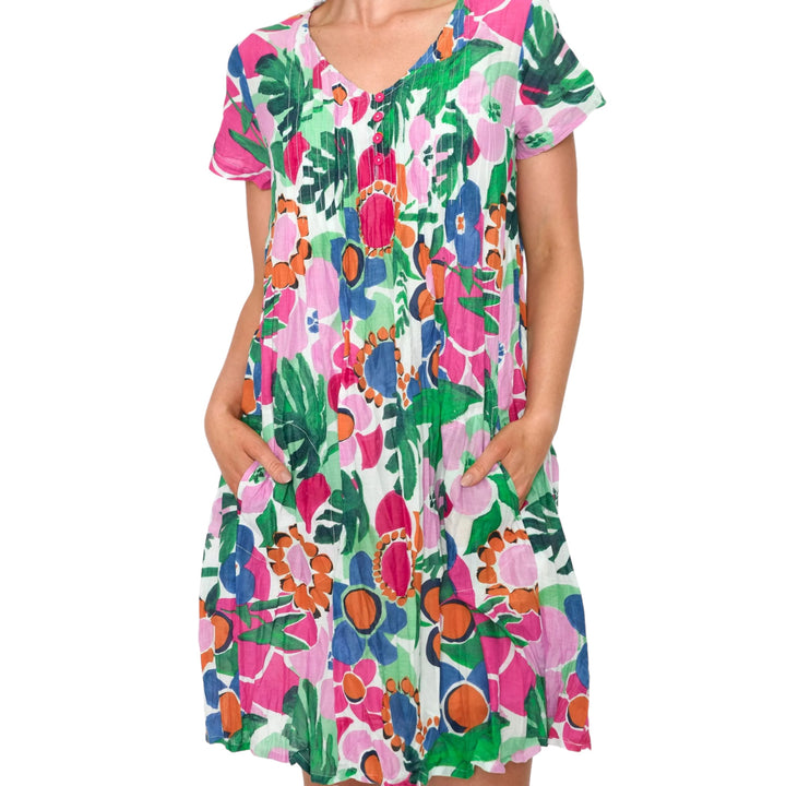 One Summer Nicola Dress Multicolour