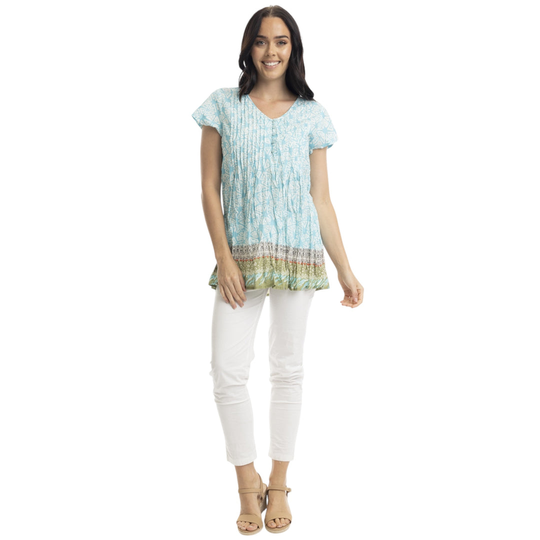 Orientique Algarve Pleated Top