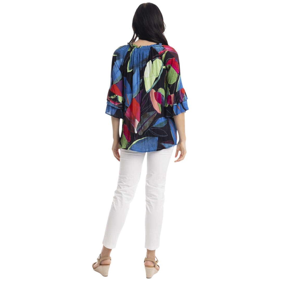 Orientique Seychelles Tie Neck Top