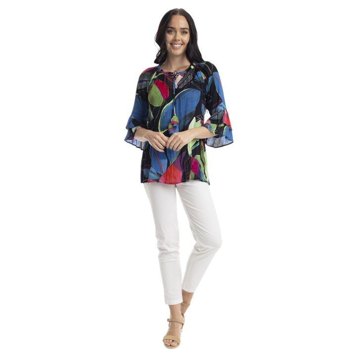 Orientique Seychelles Tie Neck Top