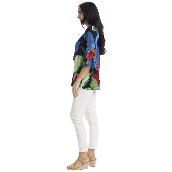 Orientique Seychelles Tie Neck Top