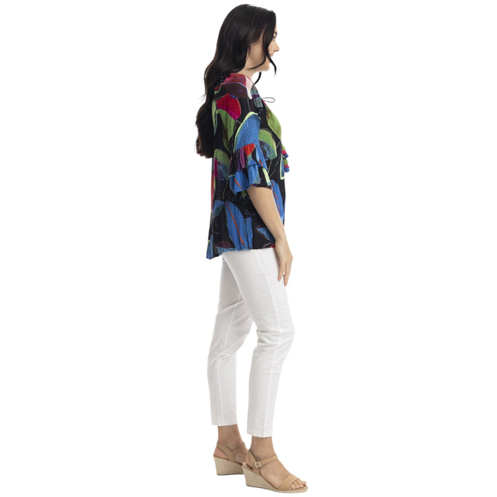 Orientique Seychelles Tie Neck Top