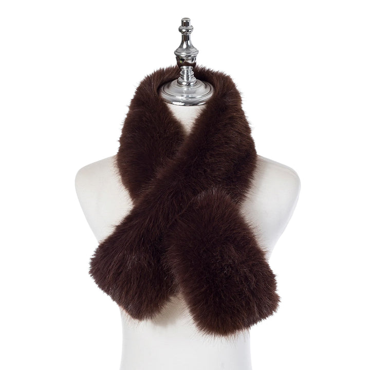 Park Lane Faux Fur Scarf Cocoa