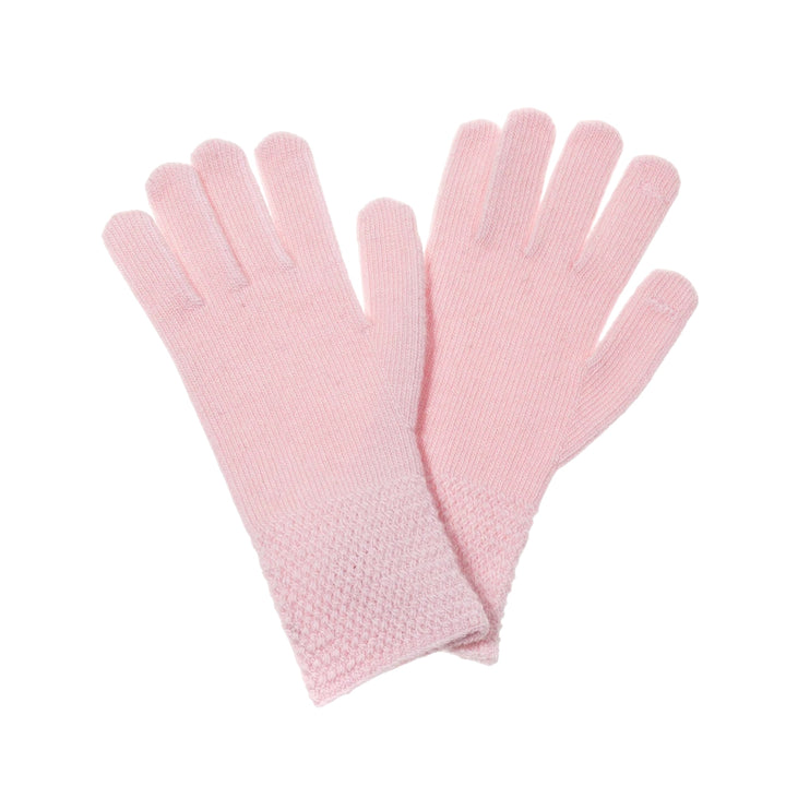 Park Lane Knitted Gloves Marshmallow
