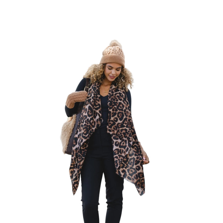 Park Lane Pompom Hat Mocha Mousse