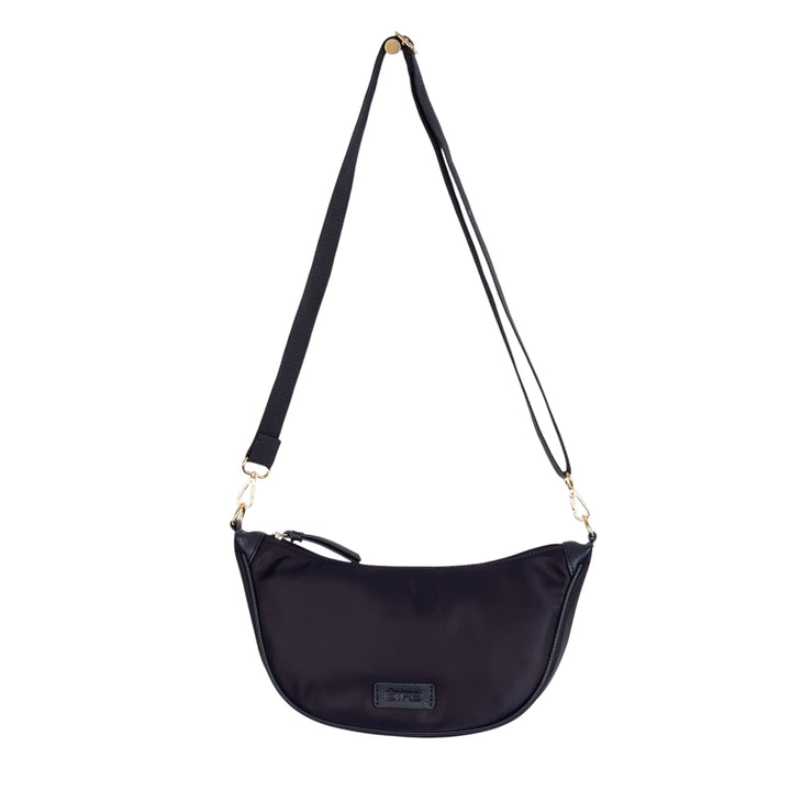 Etre Quinn Nylon Half Moon Crossbody Bag Navy