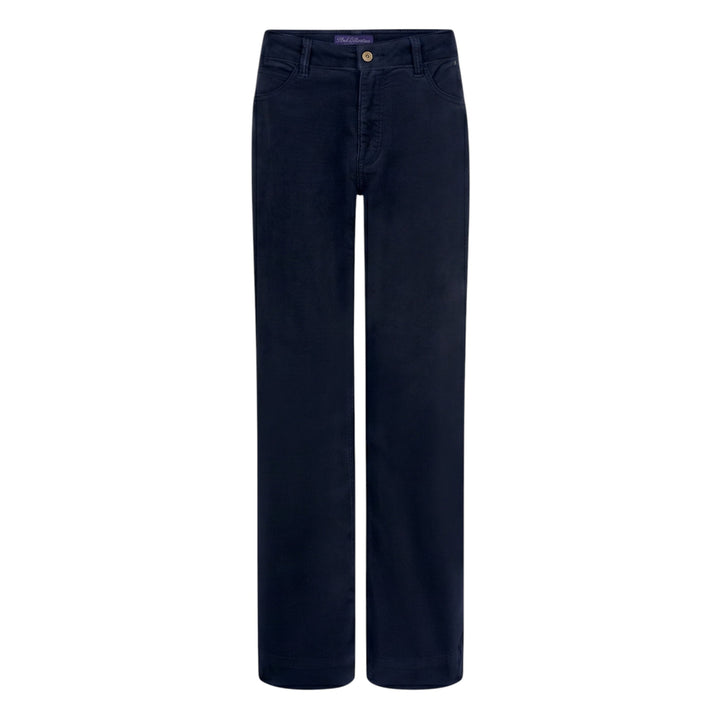 Red Button Conny Fine Cord Trousers Navy