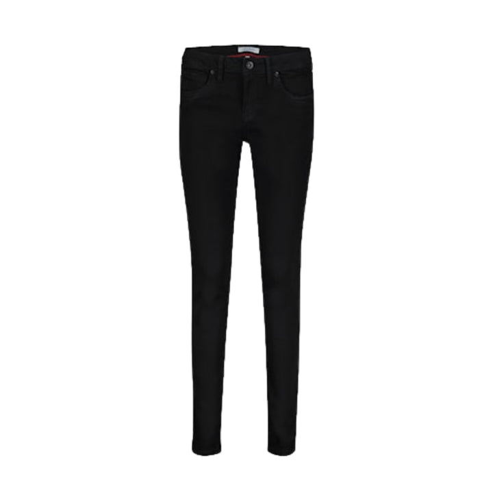 Red Button Jimmy Slim Leg Jean Black