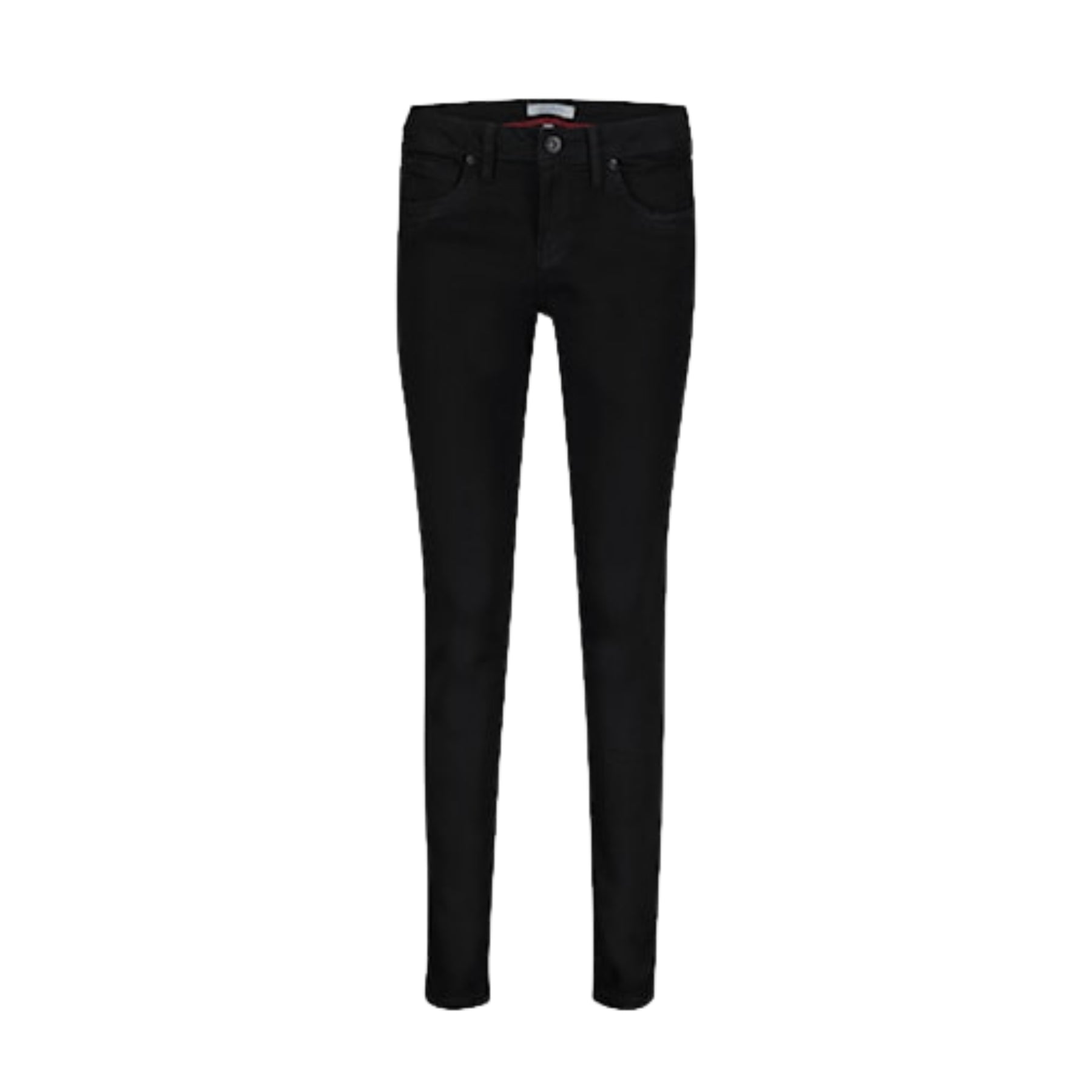 Srach Incon Button Black Denim Slim Leg Jean | Red Button Jeans – Secret Boutique