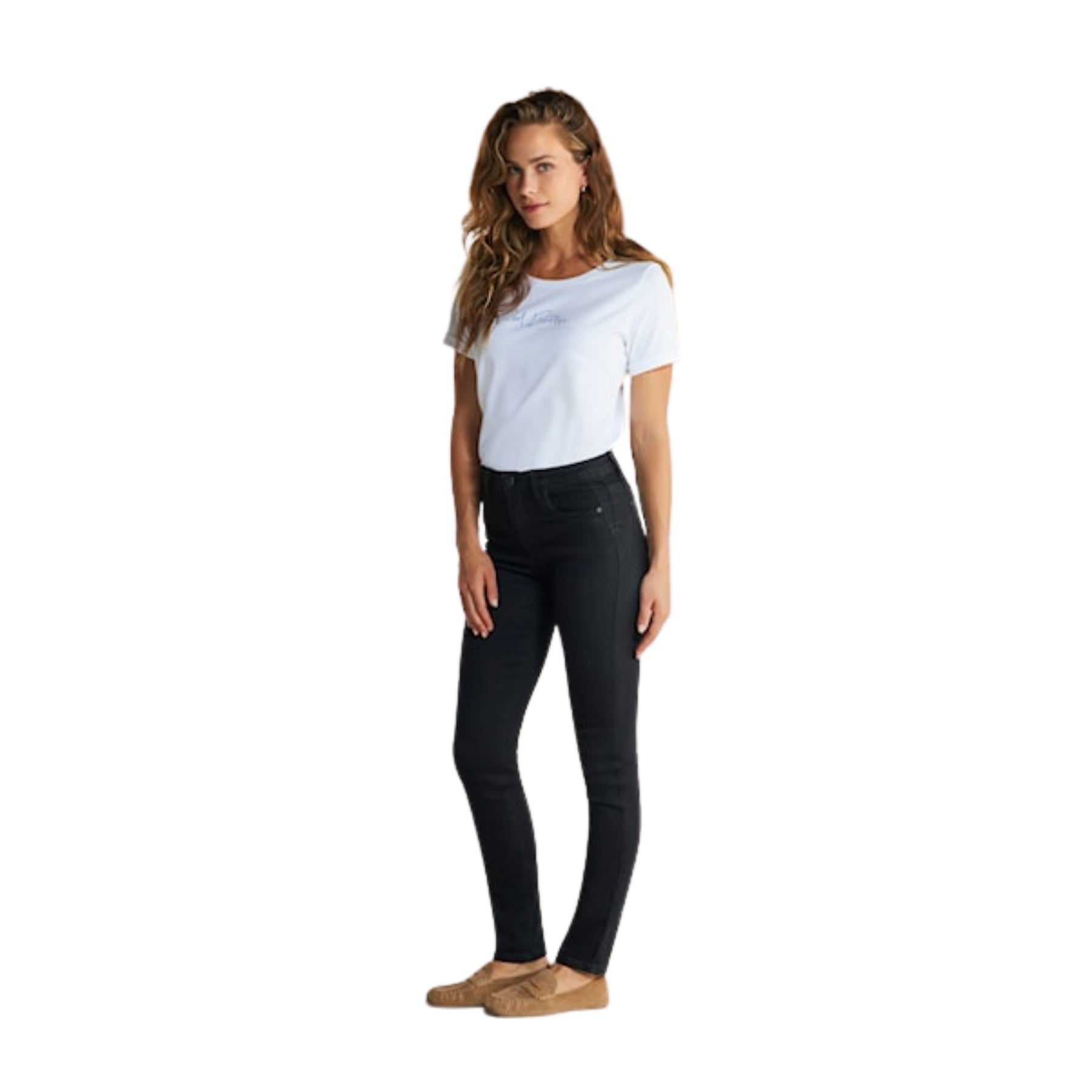Srach Incon Button Black Denim Slim Leg Jean | Red Button Jeans – Secret Boutique