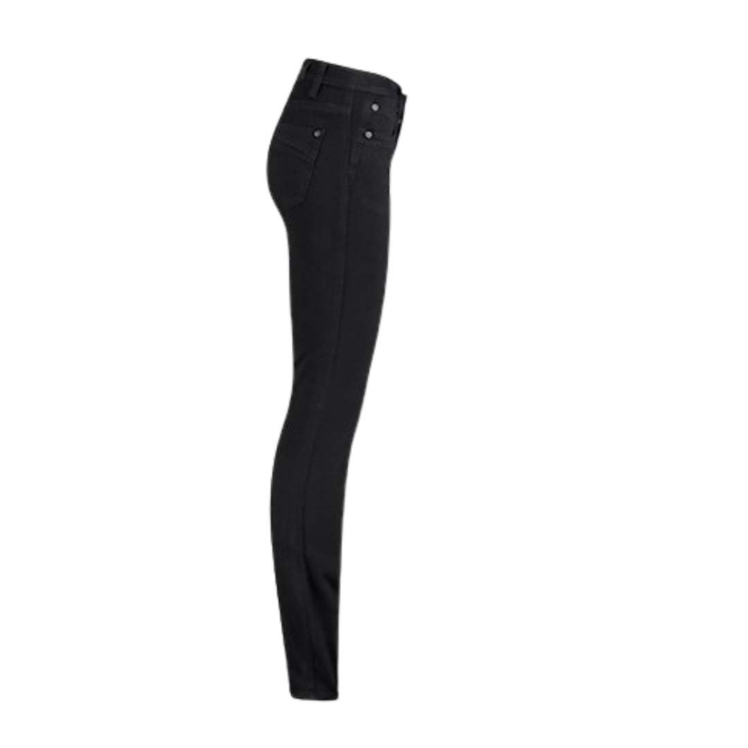 Red Button Jimmy Slim Leg Jean Black