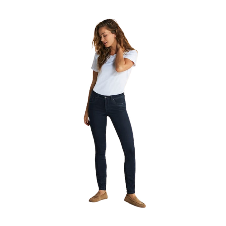 Red Button Jimmy Slim Leg Jean Deep Blue