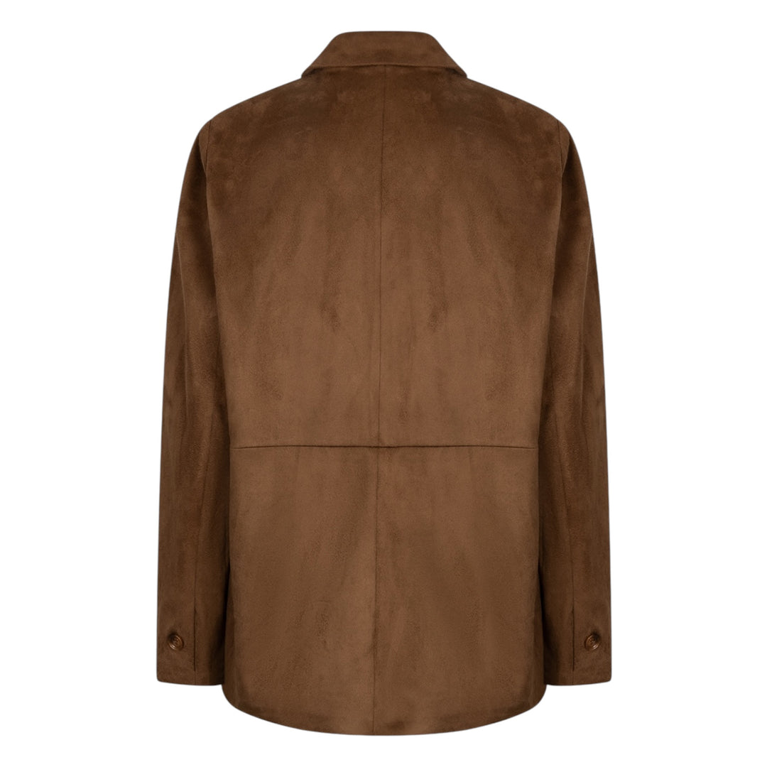 Red Button Suedine Blazer Praline
