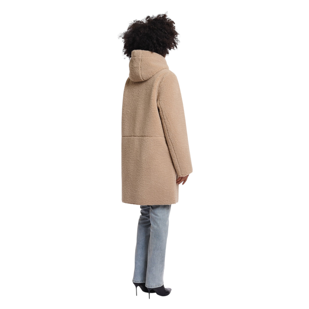 Rino & Pelle Alina Long Reversible Coat Oat