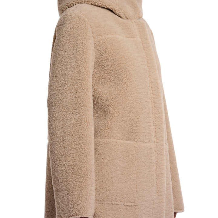 Rino & Pelle Alina Long Reversible Coat Oat