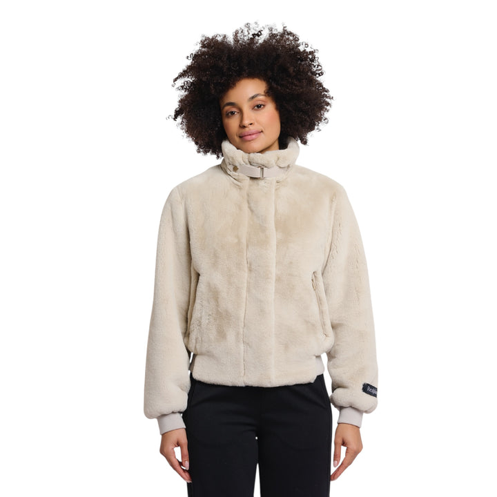 Rino & Pelle Ambra Short Faux Fur Jacket Birch