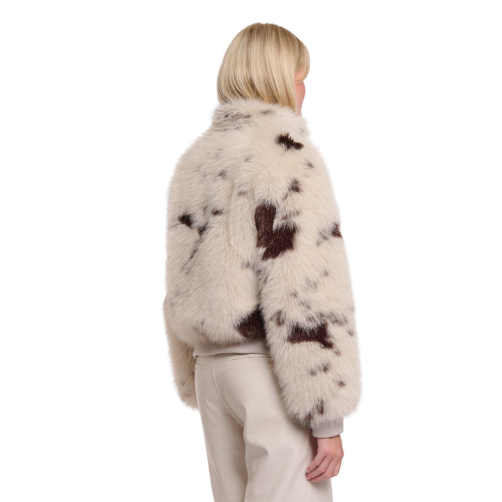 Rino & Pelle Ambra Short Faux Fur Jacket Cowgirl