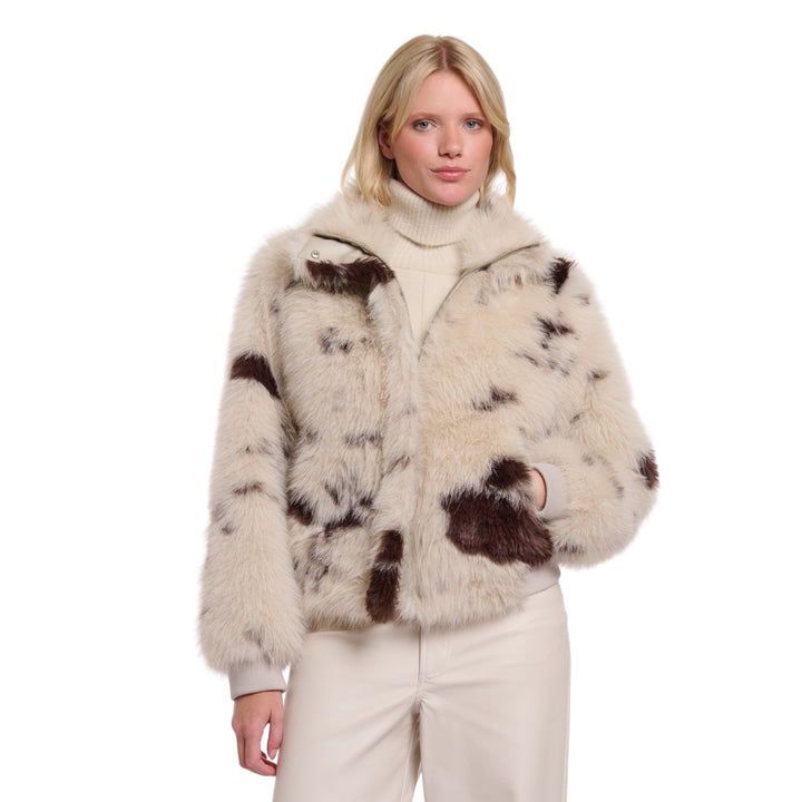 Rino & Pelle Ambra Short Faux Fur Jacket Cowgirl