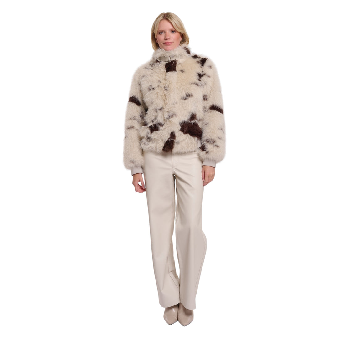 Rino & Pelle Ambra Short Faux Fur Jacket Cowgirl