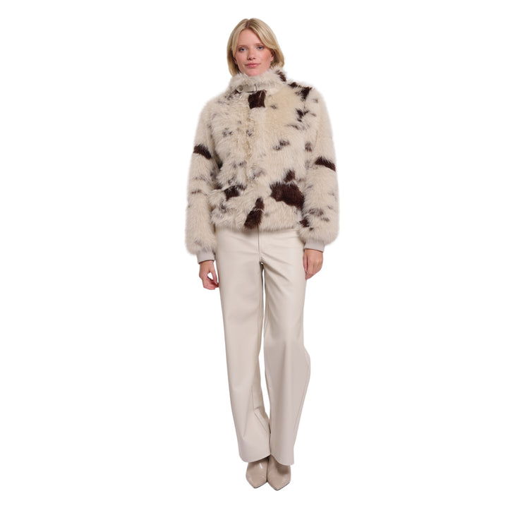 Rino & Pelle Ambra Short Faux Fur Jacket Cowgirl