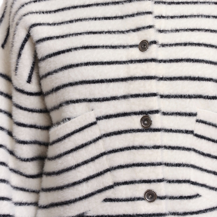 Rino & Pelle Bubbly Jacket Black & White Stripe