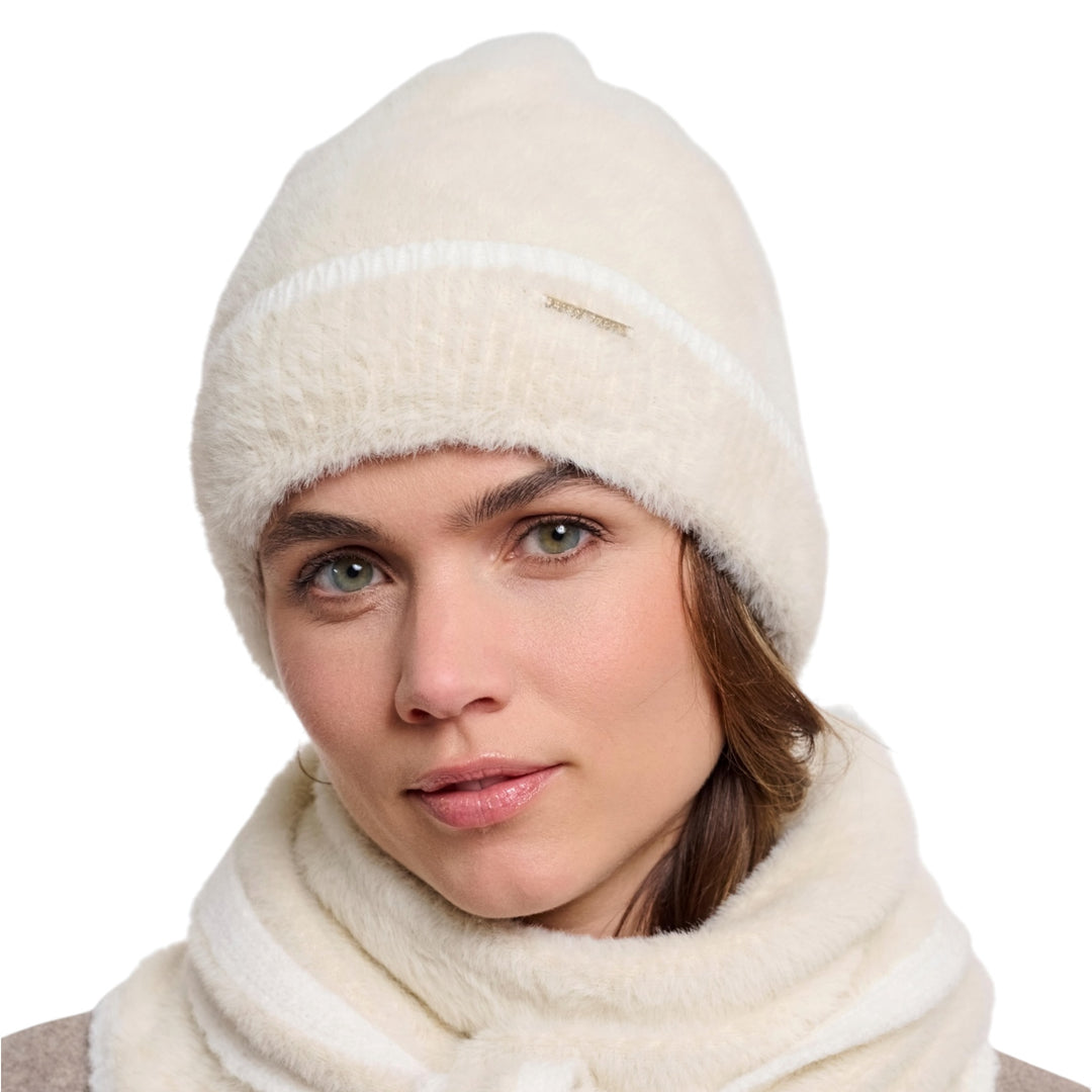 Rino & Pelle Connie Beanie Hat Birch Snow